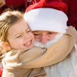 Santa Gets a Bear Hug